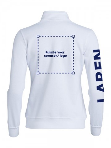Cardigan dames witbacksponsor 0